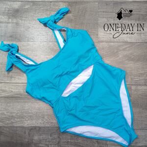 Aimage Cutout One Piece Swimsuit Size L